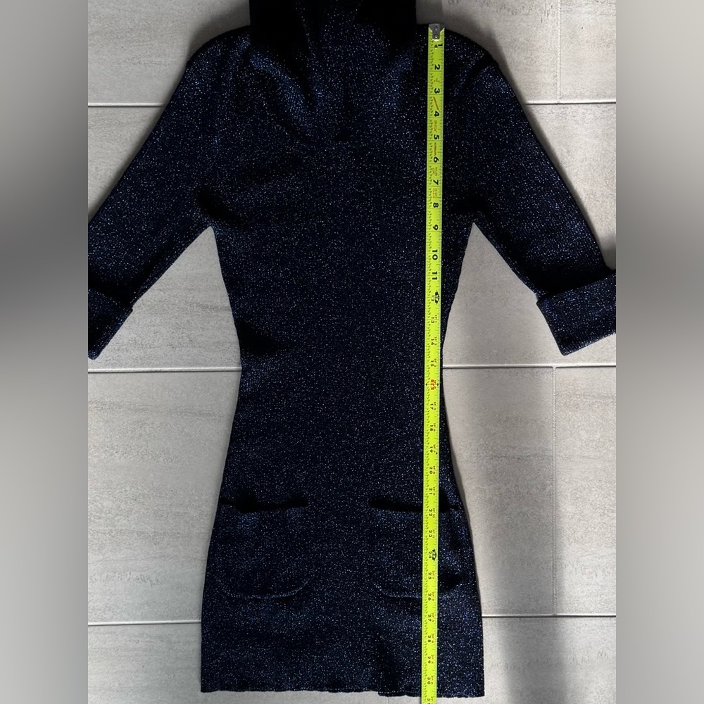 Philosophy - Elegant‎ Navy Blue Women's Bodycon dress/tunic, size medium - Picture 10 of 11
